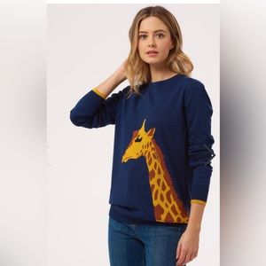 NWOT Sugarhill Brighton Rita Tall Stories Giraffe Sweater